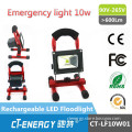 New arrived rechargeable portable red color led flood light